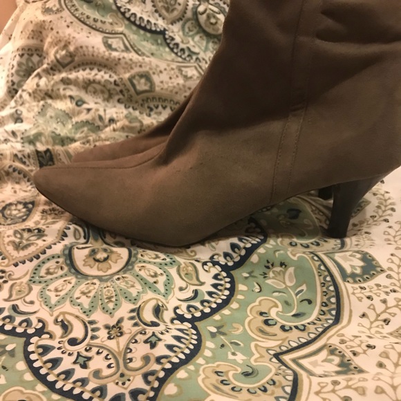 Gray boots with heel - Picture 6 of 7